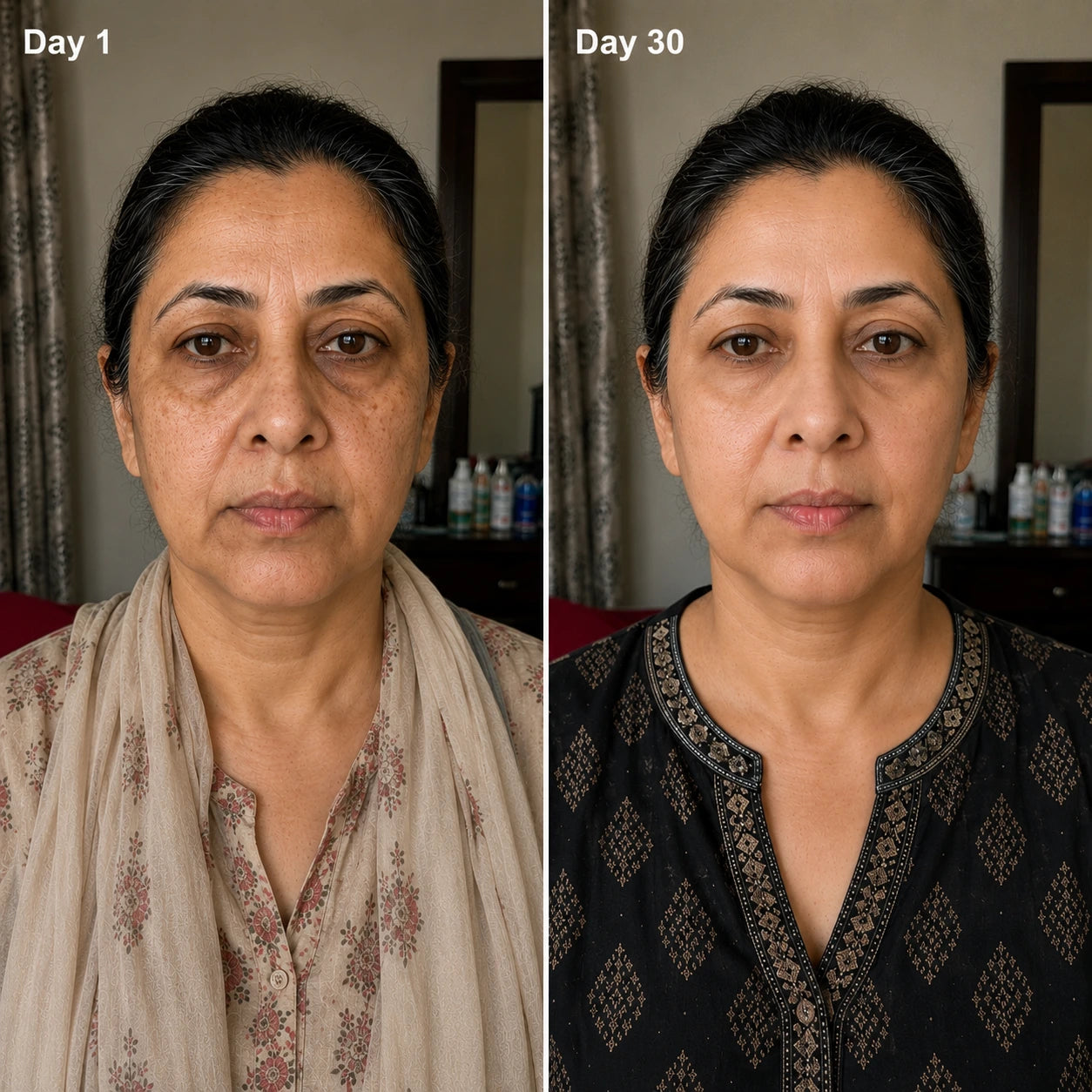 AURÉL 3-in-1 LED Facial Sculptor - device in use on jawline
